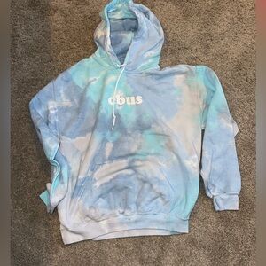 Blue Tie Dye CBUS Sweatshirt (Homemade)